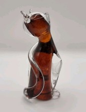 Svaja Glass Paperweight Cat