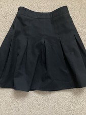 Girls Black School Skirt