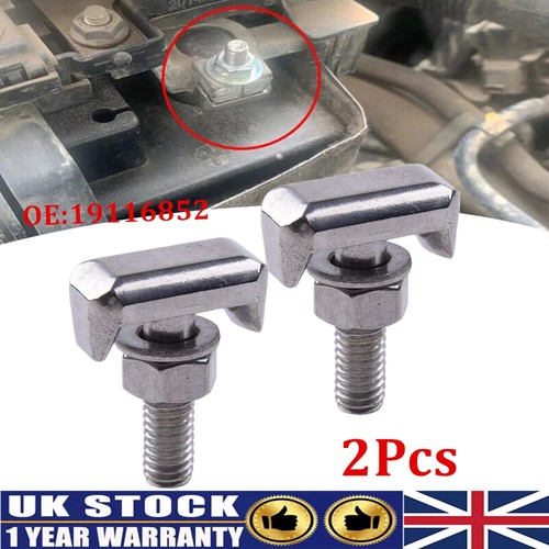 Stainless bolt battery clamp - stainless, t-bolt