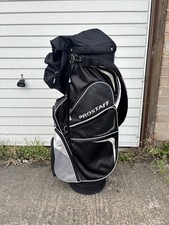 Wilson Pro Staff 14 Golf Club Bag Standing Strap Black and Grey