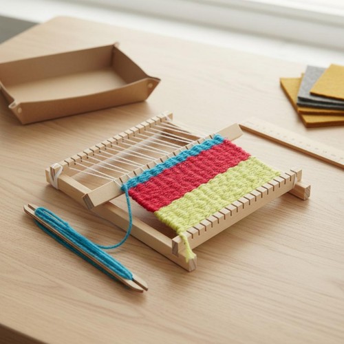 Mini weaving loom educational - weaving,