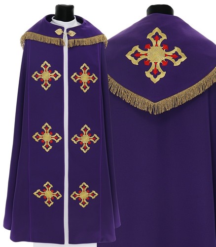 Purple violet gothic cope with - violet,