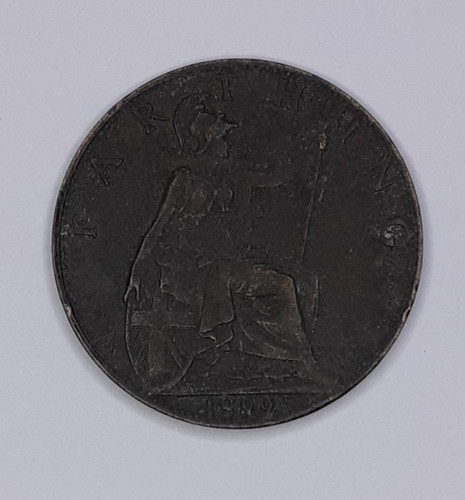 1899 farthing coin queen - -,