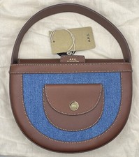 A.P.C. Handbag Sac Pocket Small Noisette New With Tags