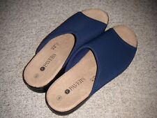 Pavers Mule Sandals - Navy -