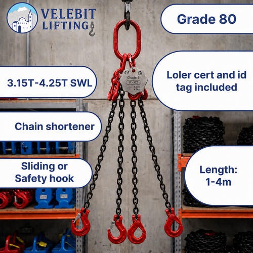 Lifting chain sling 4 25 - lifting,