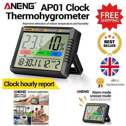 Thermohygrometer with snooze - with,