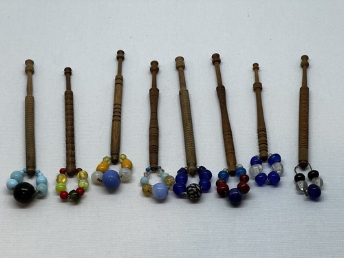 Vintage turned wood - 8, lace