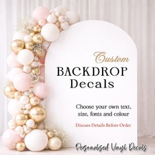 Personalised Event Backdrop