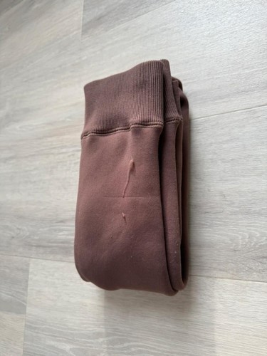 Brown fluffy leggings - brown,