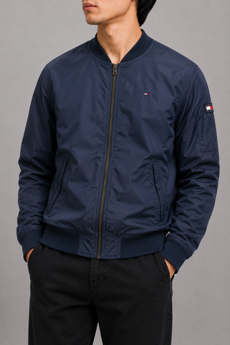 Tommy jeans navy bomber jacket - bomber,