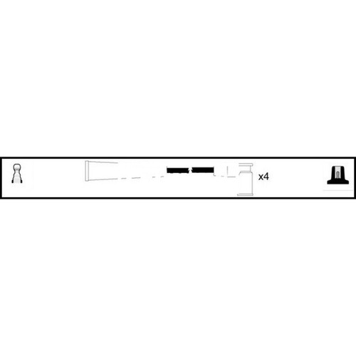 Leads ignition cables kit - ignition,