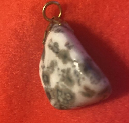 Dendritic opal pear shaped - opal,