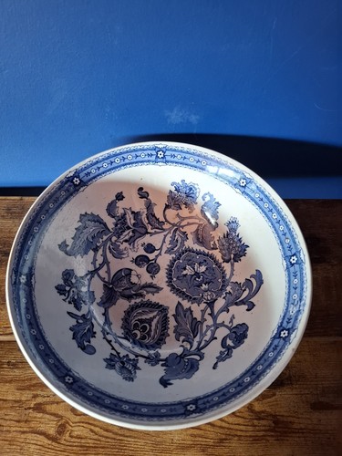 1792 blue and white - white, basin
