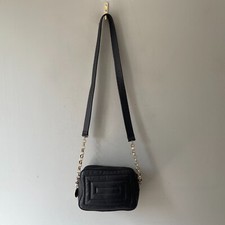 Jay Herbert Sharif Crossbody Bag Messenger Handbag Leather Black Satchel Zip