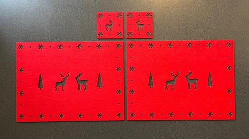 4pcs christmas dining table - dining,