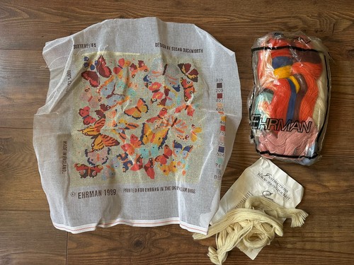 Ehrman butterflies needlepoint - butterflies,