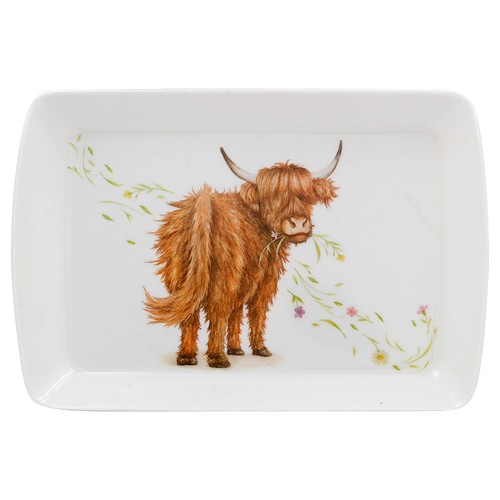 Tray small highland cow - tray,