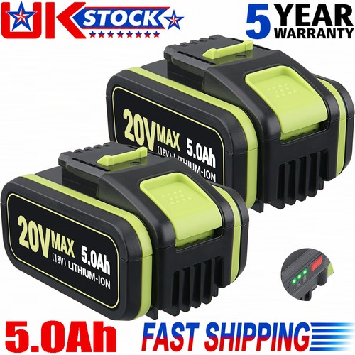 2pcs 20v 5000mah ion - li-ion, power