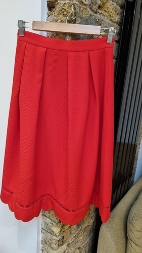 Oasis red jacquard textured - jacquard, a