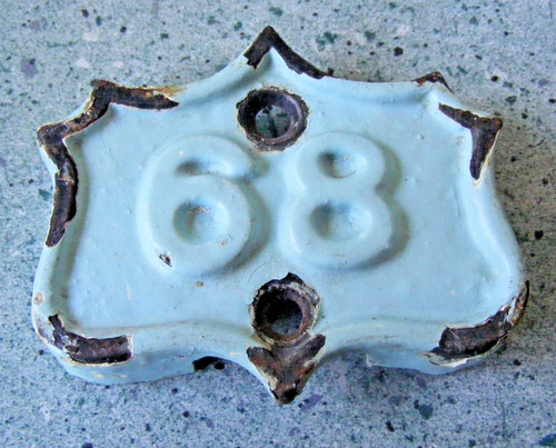 Antique cast iron door - iron, number