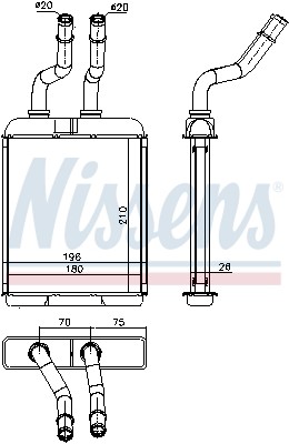 Heat exchanger interior - exchanger,,