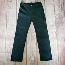 Per Una Marks And Spencer Size 14 Short/Petite Green Cedar Straight Leg Jeans