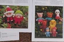 Knitting Patterns Santa & Mrs Clause + 7 other Toys x Jean Greenhowe