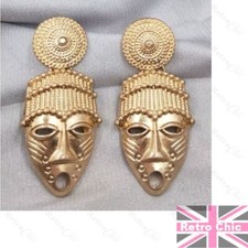 AFRICAN FACE MASK EARRINGS