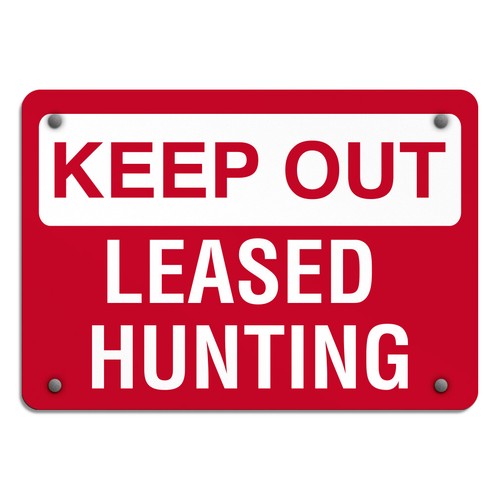 Horizontal metal sign keep - metal, out