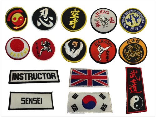 Martial art sew patches - art,