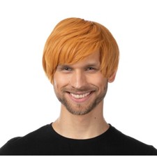 Ginger mens popstar wig - ginger, fancy