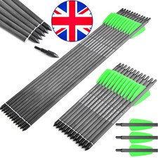 12X Carbon Arrows 7.5" 15''