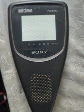 Vintage Sony Watchman FDL-E22U Portable LCD Colour Pocket TV 2.2" Screen Analog 