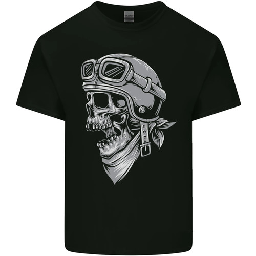 Biker outlaw skull motorbike - outlaw,