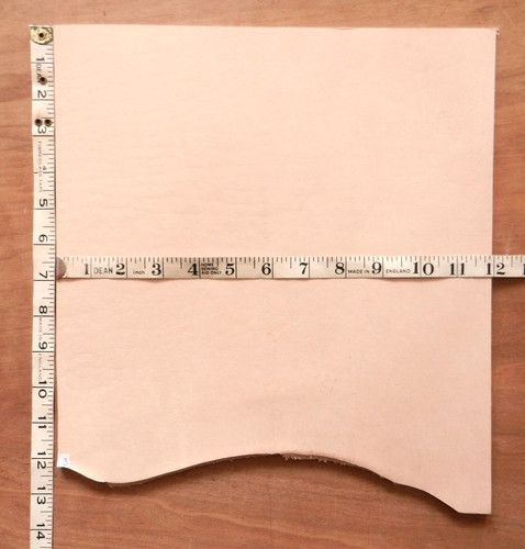 Veg tan leather offcuts 4mm - tan,