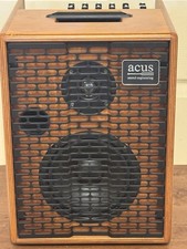 Acus one For Street - Wood. 80W Two Channel Acoustic PA System. Beautiful Sound!