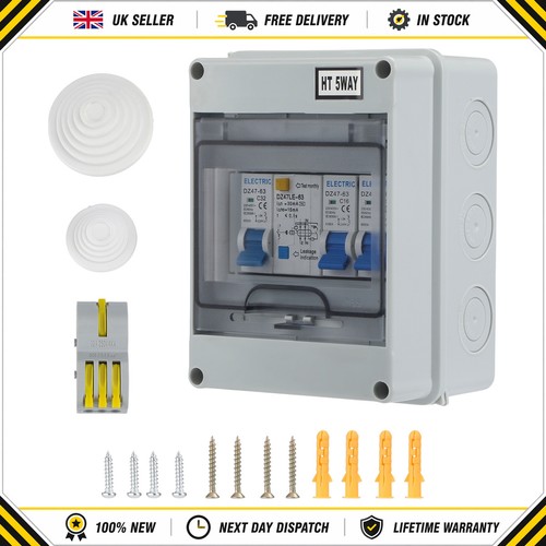 Consumer unit double pole for - unit,