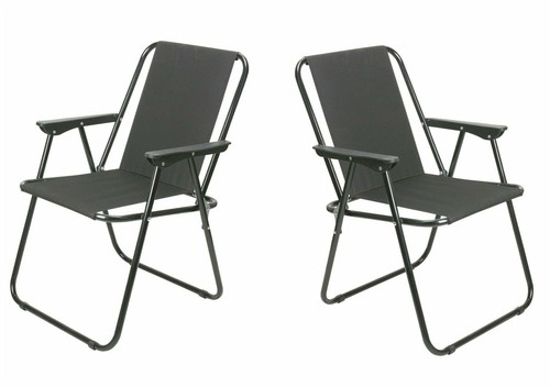 Set black folding camping - set,