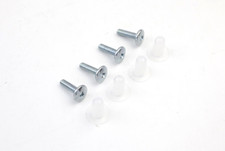 Classic Fiat 500 D F L R G Quarter Light Window Screw & Insert 2 Door Kit