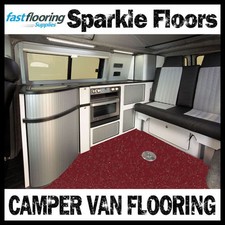 Altro Red Sparkly Camper Van