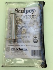 Sculpy Clay Extruder For Arts & Craft Projects 19 Interchangeable Disks & Case