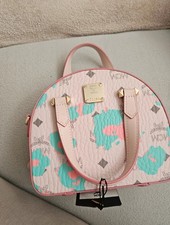 MCM Mini Aren Half Moon Pink