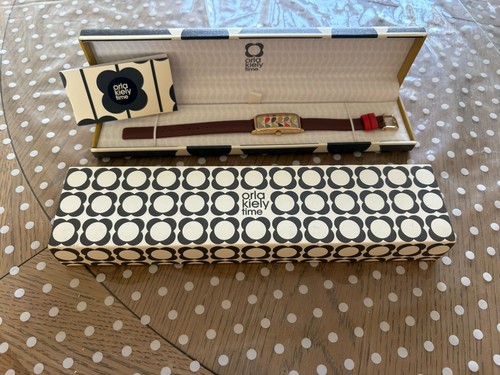 Bnib orla kiely time leather - orla,