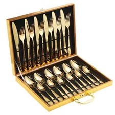 24PC GLAMOUR STAINLESS STEEL