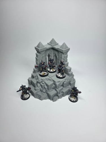 Aztec temple ruins 28mm 32mm - aztec, 3
