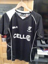 Blk Cell-c Sharks South Africa Short Sleeve Rugby Shirt Size Medium