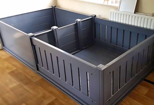 Grey wooden indoor - grey,