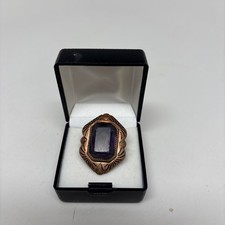 Antique Art Deco Ring Brass