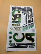 CA Pro 15000 3D Cricket Bat Stickers – Embossed Pro Quality Decals, Waterproof